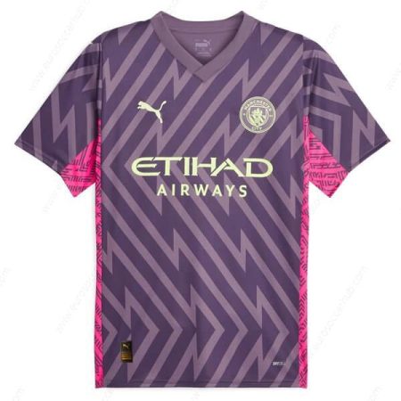 Football Shirt Manchester City Goalkeeper 23/24 Purple