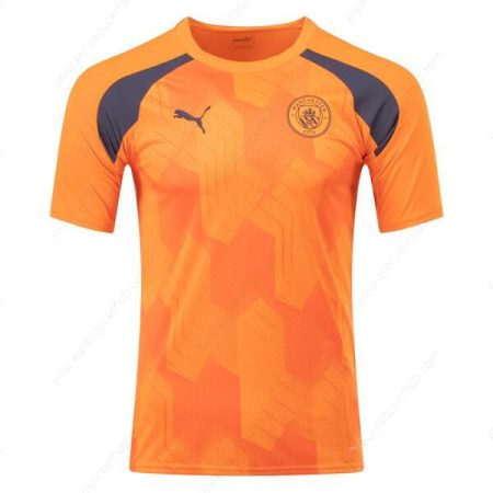 Football Shirt Manchester City Pre Match Training Orange