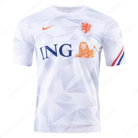 Football Shirt Netherlands Pre Match Training White
