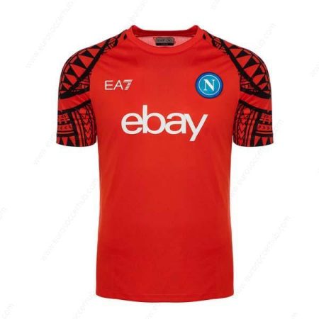 Soccer Jersey Napoli Pre Match Training Red